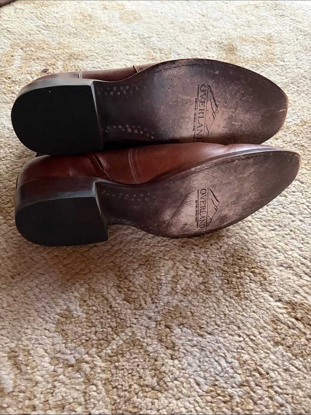 Men's Brown Walt Leather Boots 10 B